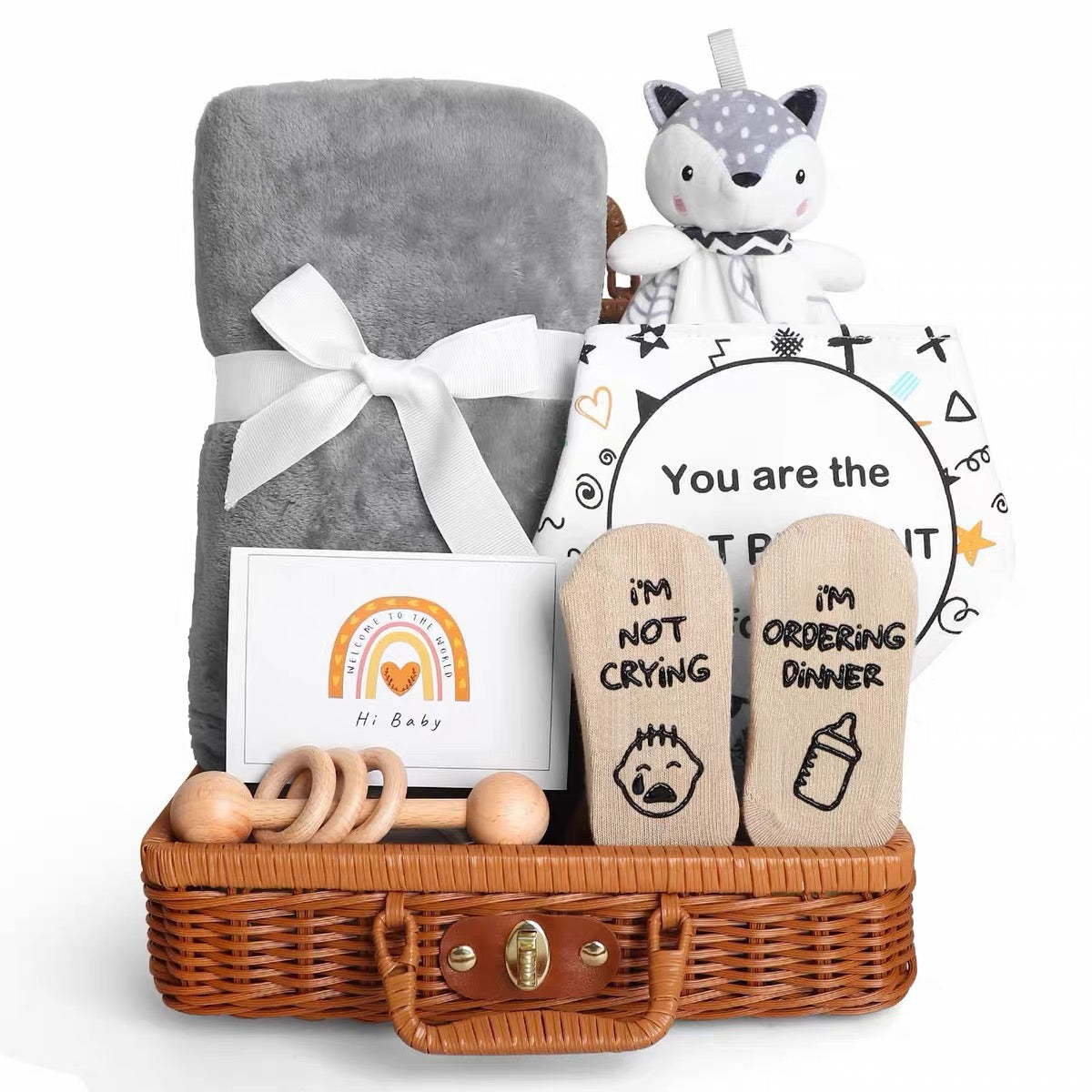 Little Fox Welcome Baby Gift Setc- 7pcs